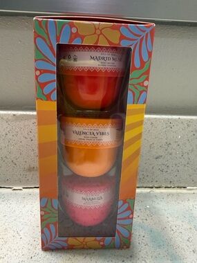 MADRID MUSE Valencia Vibes Marbella Body Cream Trio - Orange, Red, Pink